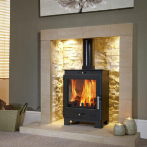 Portway Arundel Multi-Fuel Stove. This stove is rated Energy Class A+